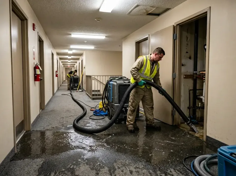 multi-unit-apartment-hallway-f-005 — frequently asked questions, Emergency Burst Pipe Water Extraction & Removal in Middlebr…